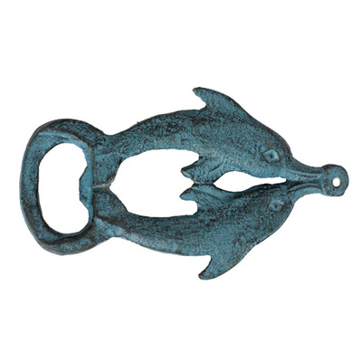 创意金属工艺品摆件开瓶器海豚定制纯手工制作铸铁摆饰厂家直供